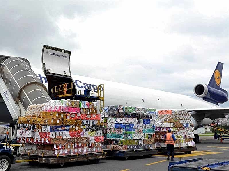 transporte de carga aérea